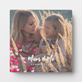 Benutzerdefiniertes Foto Modernes Schreiben gedeck Fotoplatte