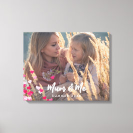 Benutzerdefiniertes Foto Modernes Schreiben gedeck Leinwanddruck