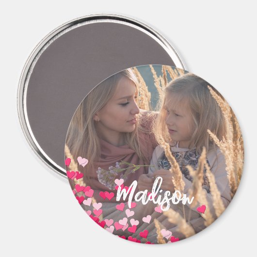 Benutzerdefiniertes Foto Modernes Schreiben gedeck Magnet (Vorderseite/Rückseite)