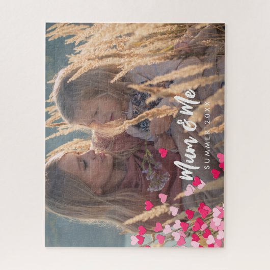 Benutzerdefiniertes Foto Modernes Schreiben gedeck Puzzle (Vertikal)