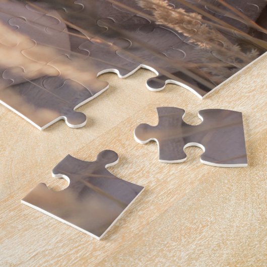 Benutzerdefiniertes Foto Modernes Schreiben gedeck Puzzle (Seite)