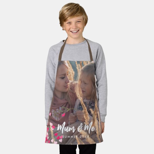 Benutzerdefiniertes Foto Modernes Schreiben gedeck Schürze (Getragen)