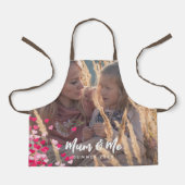 Benutzerdefiniertes Foto Modernes Schreiben gedeck Schürze (Vorderseite)