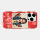 Benutzerdefiniertes Foto Monogramm Hinzufügen eine iPhone Hülle (Rückseite (Horizontal))