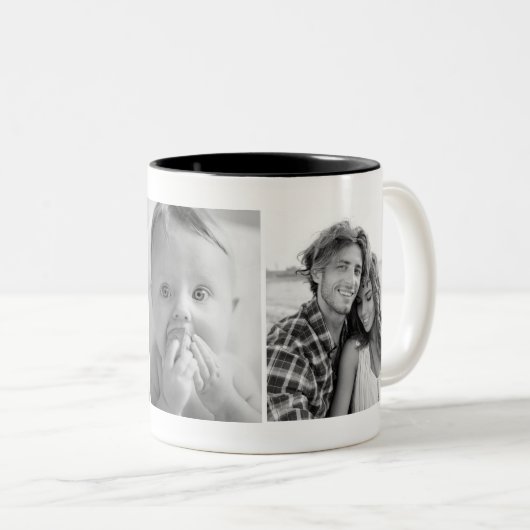 Benutzerdefiniertes Foto - Mug Zweifarbige Tasse (VorderseiteRechts)