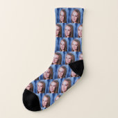 Benutzerdefiniertes Foto Muster Personalisiert Socken (Links - Außen)