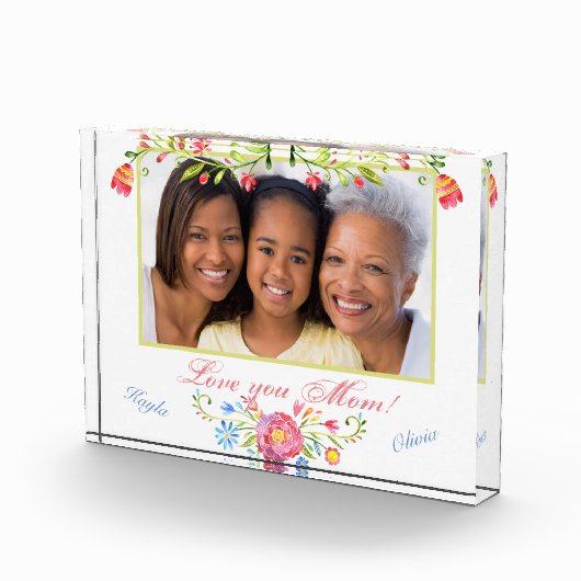 Benutzerdefiniertes Foto, Muttertagsextrakt Fotoblock (Rechts)