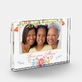 Benutzerdefiniertes Foto, Muttertagsextrakt Fotoblock (Links)