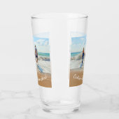 Benutzerdefiniertes Foto Name Glas Geben Sie Ihre  (Links)