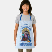 Benutzerdefiniertes Foto Name HANUKKAH FAMILY WIED Schürze (Insitu)