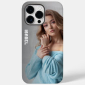 Benutzerdefiniertes Foto & Name iPhone 14 Pro Max Case-Mate iPhone Hülle (Rückseite)
