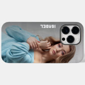 Benutzerdefiniertes Foto & Name iPhone 14 Pro Max Case-Mate iPhone Hülle (Rückseite (Horizontal))