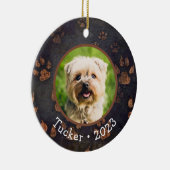 Benutzerdefiniertes Foto Name Jahr Keramik Ornamen Keramik Ornament (Rechts)