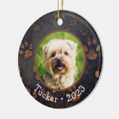 Benutzerdefiniertes Foto Name Jahr Keramik Ornamen Keramik Ornament (Links)