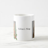 Benutzerdefiniertes Foto Name Katze oder Hundebesi Kaffeetasse (Mittel)