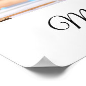 Benutzerdefiniertes Foto, Name und Jahr Ph.D. Poster (Ecke)