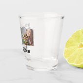 Benutzerdefiniertes Foto, Name und Jahr Ph.D. Schnapsglas (Rechts)