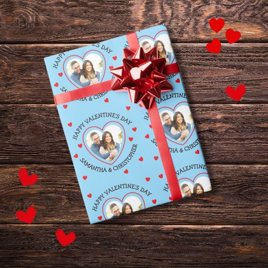 Benutzerdefiniertes Foto - Namen Geschenkpapier