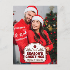 Benutzerdefiniertes Foto & Namen Postkarte für die