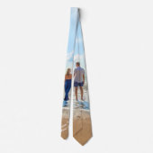 Benutzerdefiniertes Foto Neck Tie Geschenk Ihre Fo Krawatte (Rückseite)