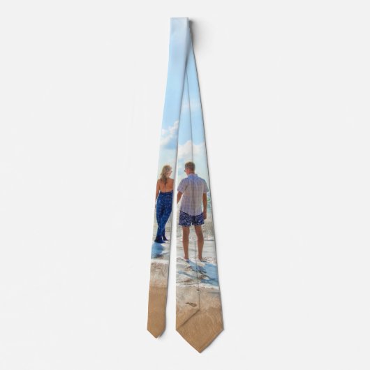 Benutzerdefiniertes Foto Neck Tie mit Ihren Liebli Krawatte (Rückseite)
