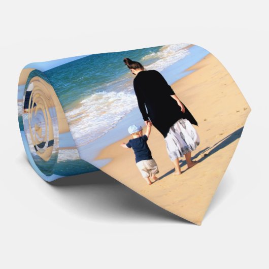 Benutzerdefiniertes Foto Neck Wählen Sie Ihr Desig Krawatte (Gerollt)