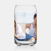 Benutzerdefiniertes Foto Neuer Name Datum Moderne  Dosenglas (Links)