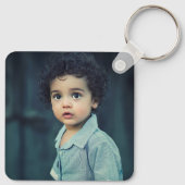 Benutzerdefiniertes Foto Niedliche Kinder Zwei Sei Schlüsselanhänger (Rückseite)