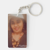 Benutzerdefiniertes Foto | Niedlicher Acrylstoff-S Schlüsselanhänger (Rückseite)