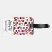 Benutzerdefiniertes Foto Niedliches Eu-Hintergrund Gepäckanhänger (Rückseite horizontal)