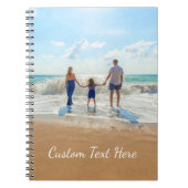 Benutzerdefiniertes Foto-Notebook mit Ihren Fotos Notizblock (Vorderseite)