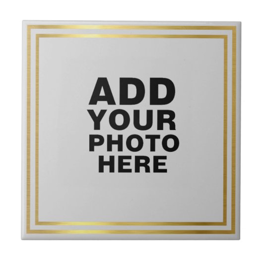 Benutzerdefiniertes Foto oder Artwork-Keeper Fliese (Vorderseite)