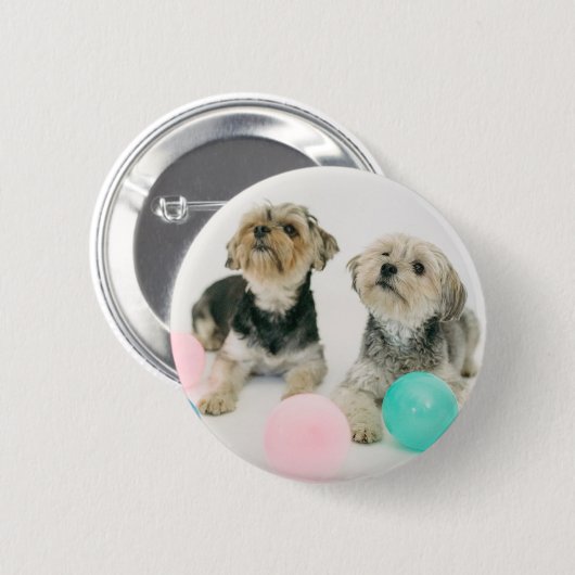 Benutzerdefiniertes Foto oder eine beliebige Bildt Button (Vorne & Hinten)