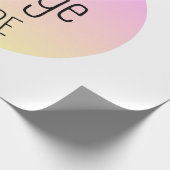 Benutzerdefiniertes Foto- oder Logo-Geschenkpapier Geschenkpapier (Ecke)