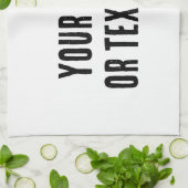 Benutzerdefiniertes Foto oder Text Geschirrtuch (Gefaltet)