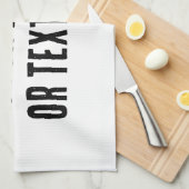 Benutzerdefiniertes Foto oder Text Geschirrtuch (Viertel Falte)