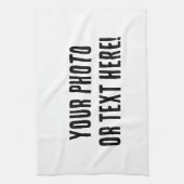 Benutzerdefiniertes Foto oder Text Geschirrtuch (Vertikal)