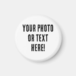 Benutzerdefiniertes Foto oder Text Magnet