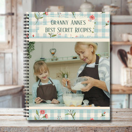 Benutzerdefiniertes Foto Oma & Familienrezept Ande Notizblock