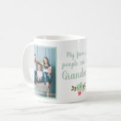 Benutzerdefiniertes Foto Oma Kaffeetasse (Vorderseite Links)