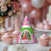 Benutzerdefiniertes Foto "One in a Melon" Geburtst Partyhütchen