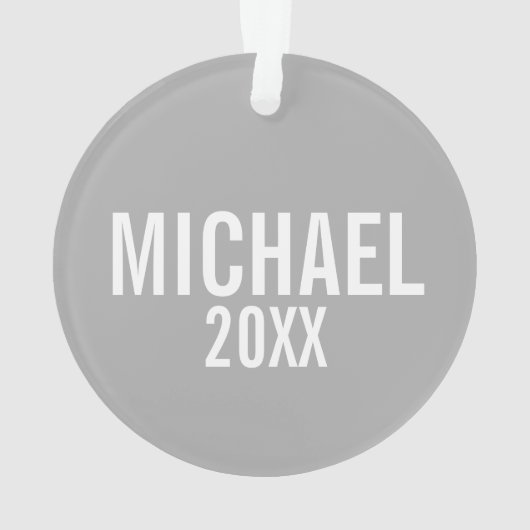 Benutzerdefiniertes Foto Ornament (Rückseite)