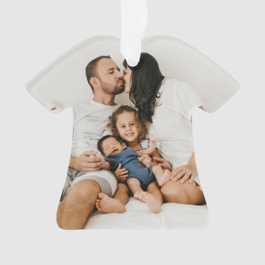 Benutzerdefiniertes Foto Ornament (Vorderseite)