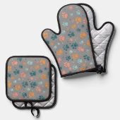 Benutzerdefiniertes Foto Oven Mitt-Geschenk Set (Vorderseite/Rückseite)
