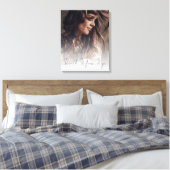 Benutzerdefiniertes Foto Overlay-Skript Be Wild Be Leinwanddruck (Insitu (Schlafzimmer))