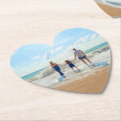 Benutzerdefiniertes Foto Papier Untersetzer Ihr ei (angewinkelt)