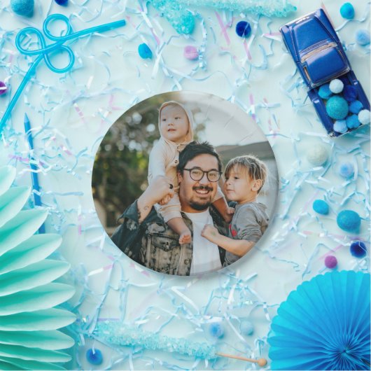 Benutzerdefiniertes Foto Pappteller (Party)