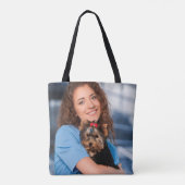 Benutzerdefiniertes Foto Personalisieren Sie Puppy Tasche (Rückseite)