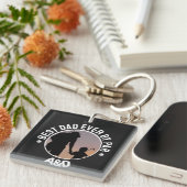 Benutzerdefiniertes Foto personalisiert bester Vat Schlüsselanhänger (Vorderseite rechts)