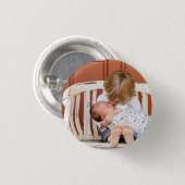 Benutzerdefiniertes Foto personalisiert Button (Vorne & Hinten)